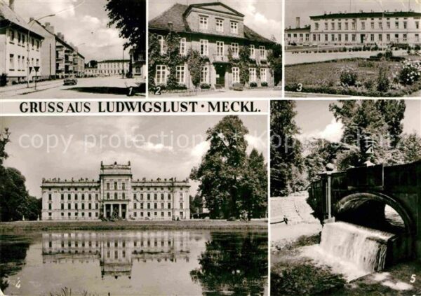 Ludwigslust John-Brinkman-Strasse Rathaus Bahnhof S