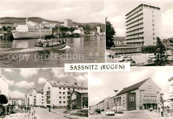 Sassnitz Ostseebad Ruegen Hafen Rügen-Hotel Wilhelm-Pieck-Ring