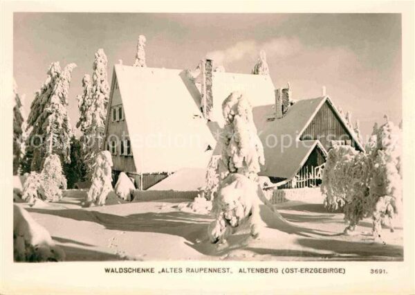 Altenberg Erzgebirge Waldschenke Altes Raupennest