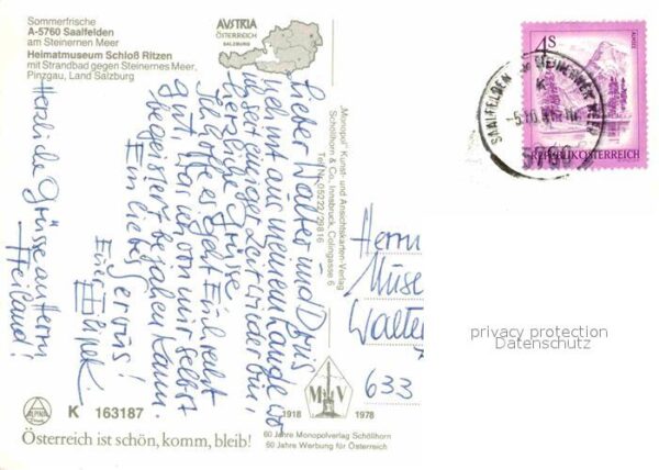 Saalfelden Steinernes Meer Heimatmuseum Schloss Ritzen – Bild 2