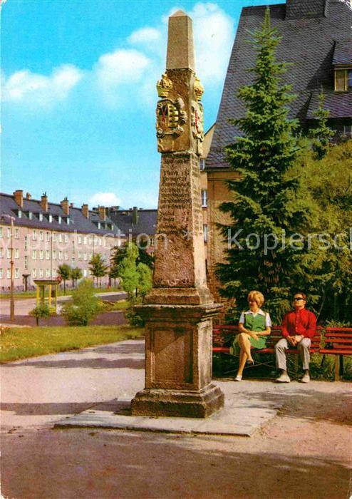 Johanngeorgenstadt alte Postmeilensäule