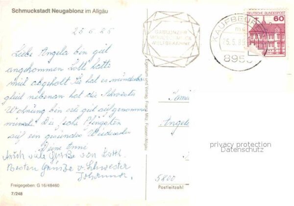 Neugablonz Fliegeraufnahme Schmuckstadt – Bild 2
