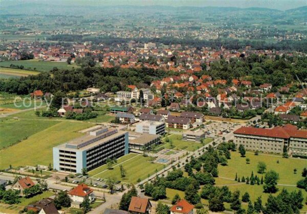 Bad Oeynhausen Fliegeraufnahme Diabetes-Klinik und Kra