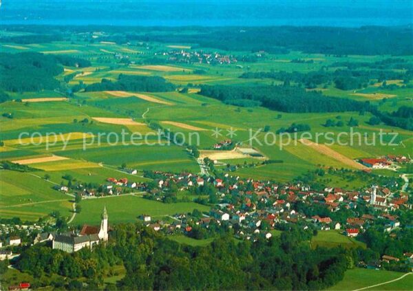 Andechs Fliegeraufnahme Kloster mit Erling Amme