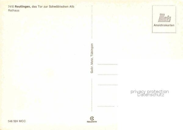 Reutlingen BW Rathaus – Bild 2