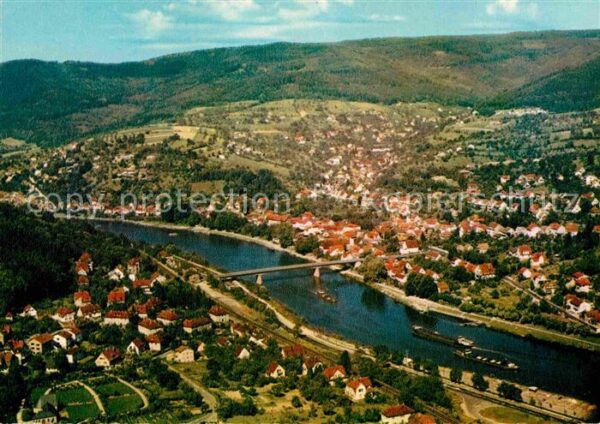 Ziegelhausen Fliegeraufnahme mit Heidelberg Schlierb