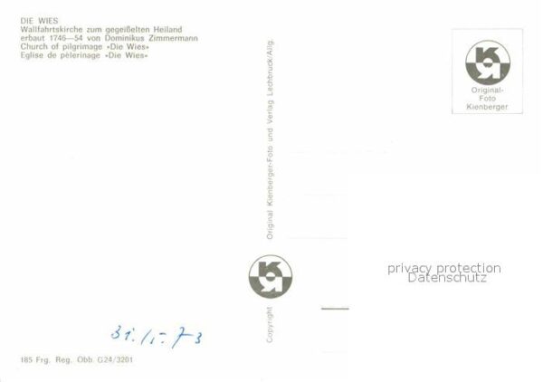 Wies Allgaeu Fliegeraufnahme Wallfahrtskirche – Bild 2