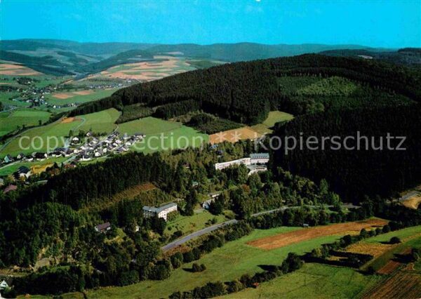 Bad Berleburg Fliegeraufnahme im Wittgensteiner Berg-