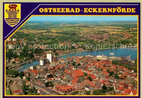 Eckernfoerde Fliegeraufnahme