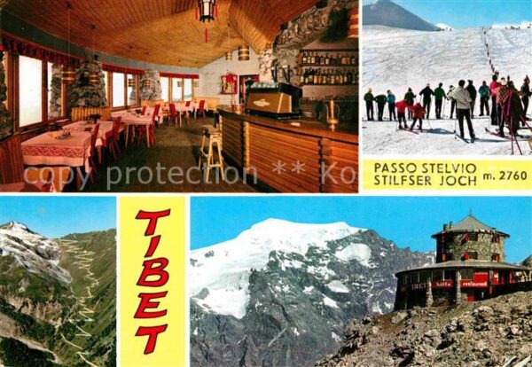 Stilfserjoch Passo dello Stelvio Passo Stelvio Tibet-Hütte