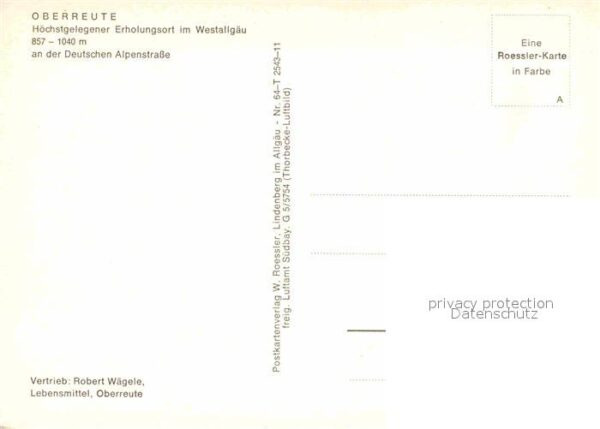 Oberreute Fliegeraufnahme – Bild 2