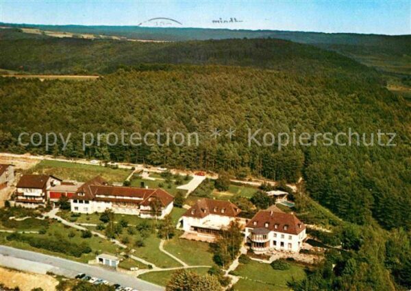 Bad Mergentheim Fliegeraufnahme Kursanatorium am Hexenk
