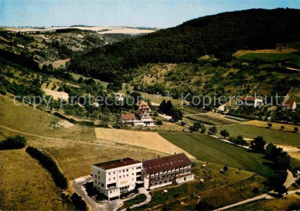 Bad Mergentheim Fliegeraufnahme Kurhaus König Sanatoriu