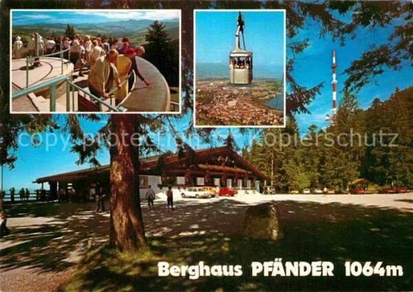 Bregenz Bodensee Berghaus Pfänder Seilbahn
