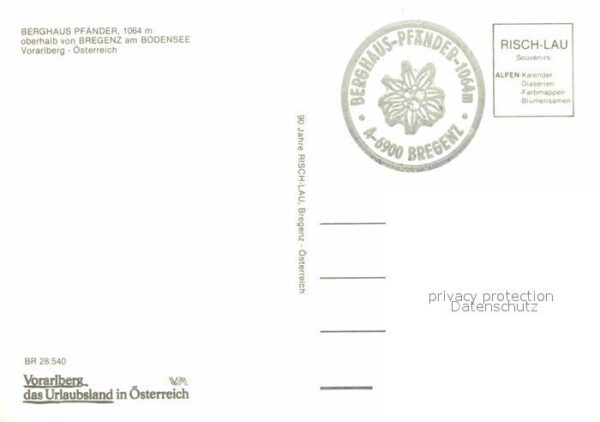Bregenz Bodensee Berghaus Pfänder Seilbahn – Bild 2