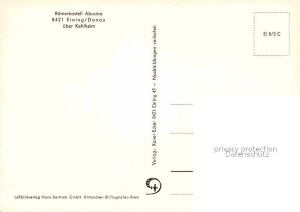 Eining Fliegeraufnahme Römerkastell Abusina – Bild 2