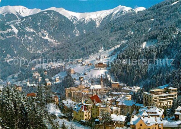 Bad Gastein Fliegeraufnahme gegen Kreuzkogel Flugko