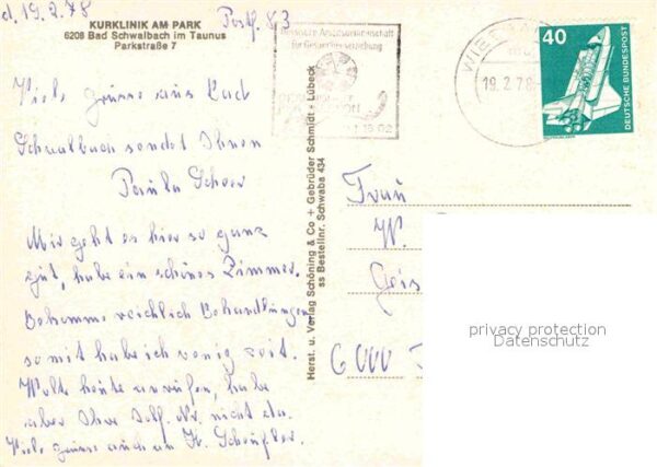 Bad Schwalbach Kurklinik am Park Schwimmbad – Bild 2
