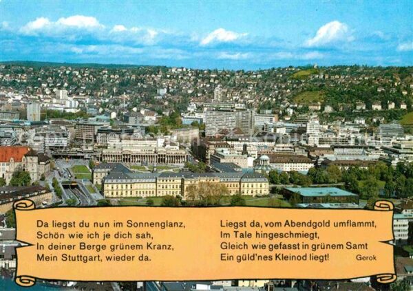 Stuttgart Fliegeraufnahme