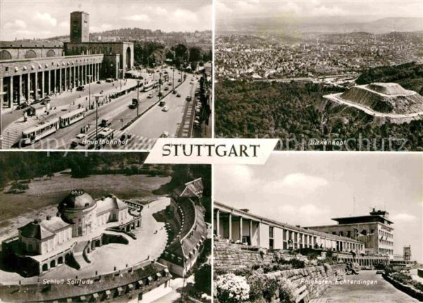Stuttgart Fliegeraufnahme Birkenkopf Hauptbahnhof
