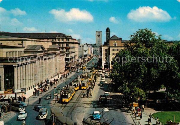 Stuttgart Königsstrasse mit Königsbau
