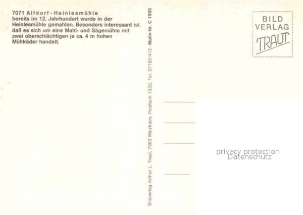 Alfdorf Heinlesmühle Fachwerk – Bild 2