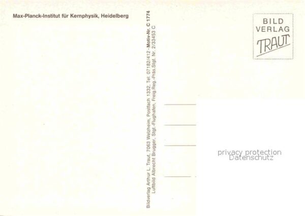 Heidelberg Neckar Fliegeraufnahme Max-Planck-Institut – Bild 2
