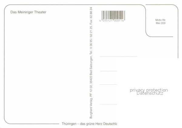 Meiningen Thueringen Theater – Bild 2