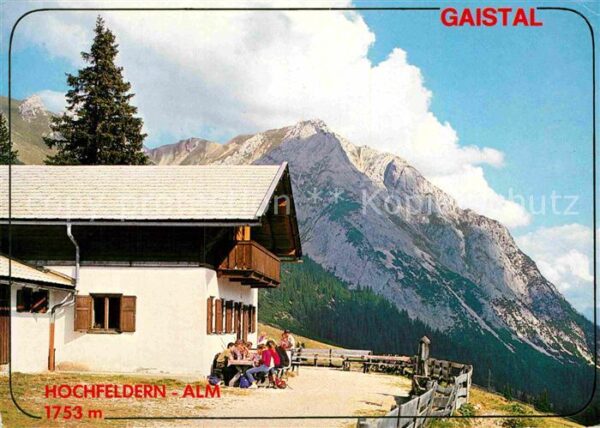 Leutasch Gaistal Hochfedern-Alm mit Hochwanningk