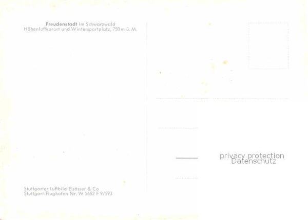 Freudenstadt Fliegeraufnahme – Bild 2