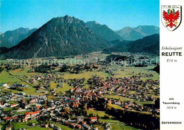 Reutte Tirol Fliegeraufnahme
