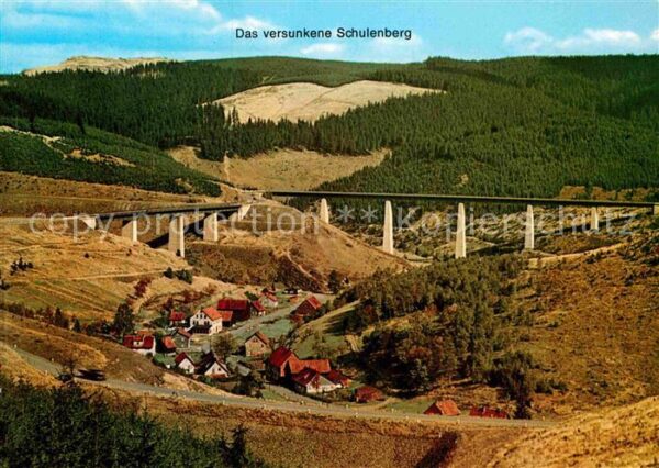 Alt Schulenberg Fliegeraufnahme Brückenpartie vor der Ü
