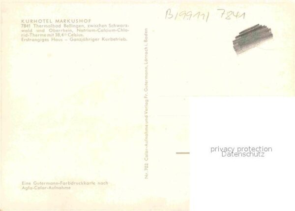 Bad Bellingen Kurhotel Markushof – Bild 2