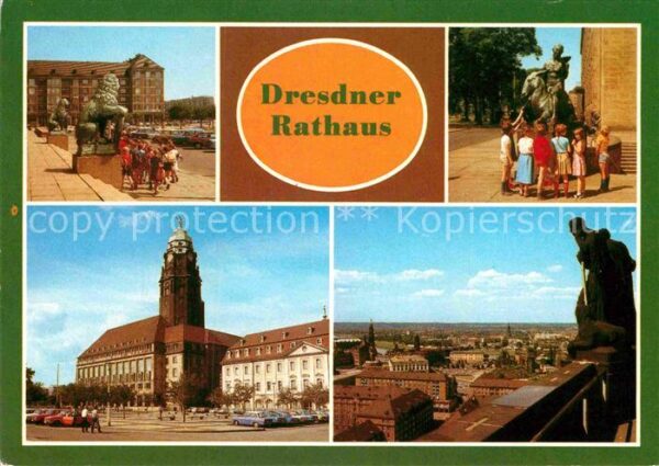 Dresden Rathaus Wappenlöwe Bacchus Ratskeller