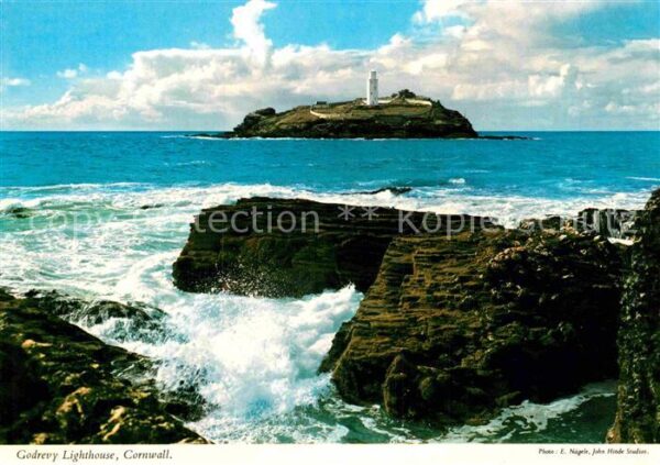 Cornwall UK Godrevy Lighthouse