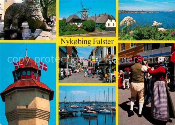 Nykobing Falster Ejegol Mölle Havnen Ostergade F