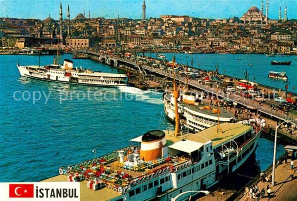 Istanbul Constantinopel Galata Bridge