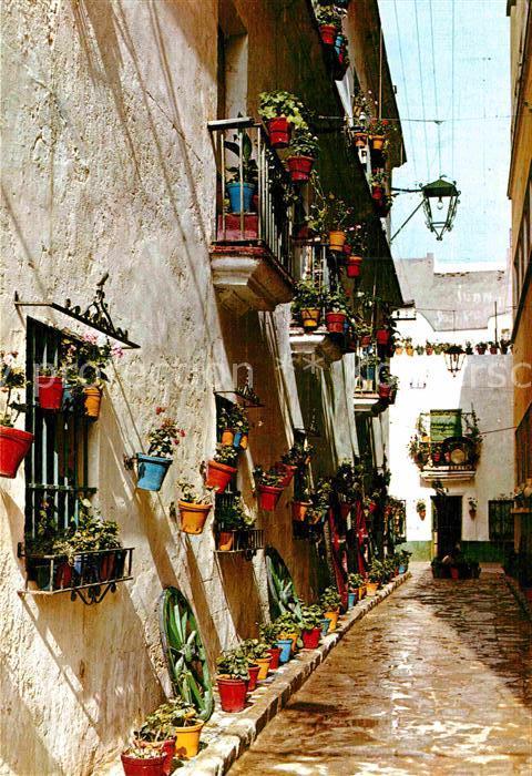 Cadiz Andalucia Callejn de los duros antiguos