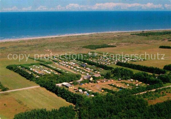 Hirtshals Kjul Camping Fliegeraufnahme