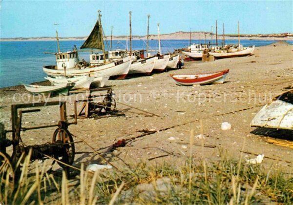 Vesterhavet Fischerboote am Strand