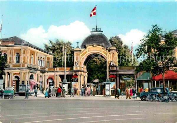 Kopenhagen Indgangen Til Tivoli