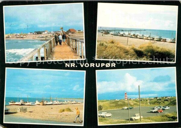 Vorupor Thisted Seebrücke Strand Boote