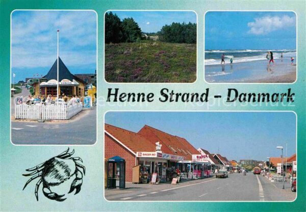 Henne Strand Ortspartie Strand