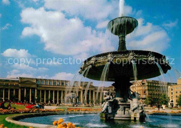 Stuttgart Puttenbrunnen am Schloßplatz