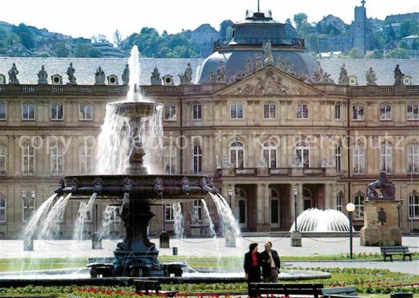 Stuttgart Brunnen vor dem Neuen Schloß