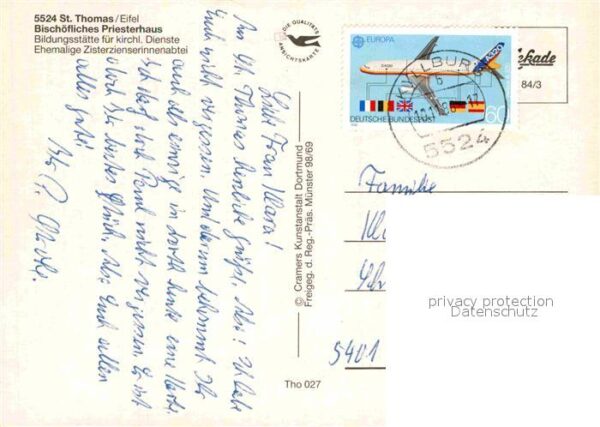 St Thomas Eifel Fliegeraufnahme Bischöfliches Priesterh – Bild 2