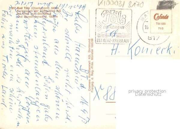 Bad Toelz Fliegeraufnahme Kuranlagen – Bild 2
