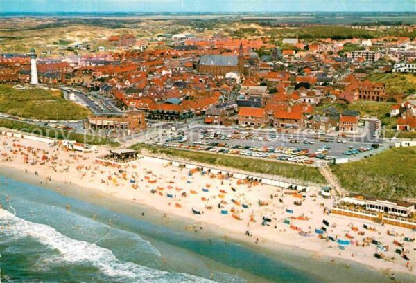 Egmond aan Zee Fliegeraufnahme Strand