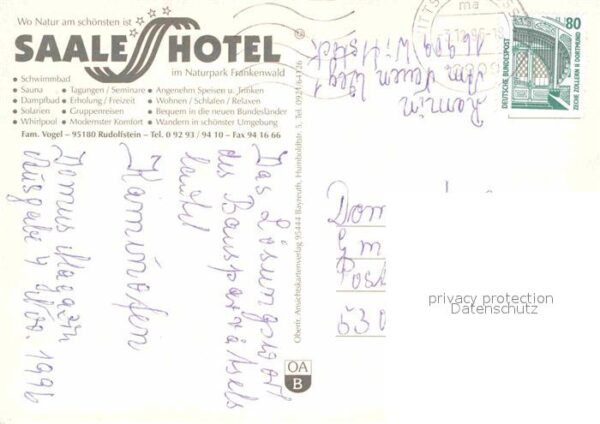 Frankenwald Region Fliegeraufnahme Saale Hotel – Bild 2