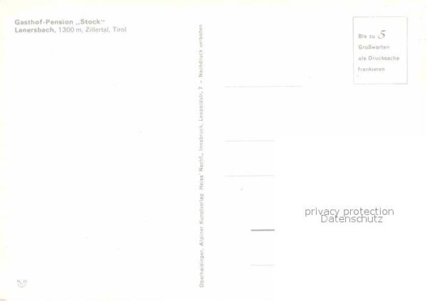 Lanersbach Gasthof Pension Stock – Bild 2